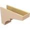 Ekena Millwork 7"W x 21"D x 14"H Classic Monterey Rough Cedar Woodgrain TimberThane Corbel, Primed Tan CORUR07X21X14MONRCPR - alternate 4